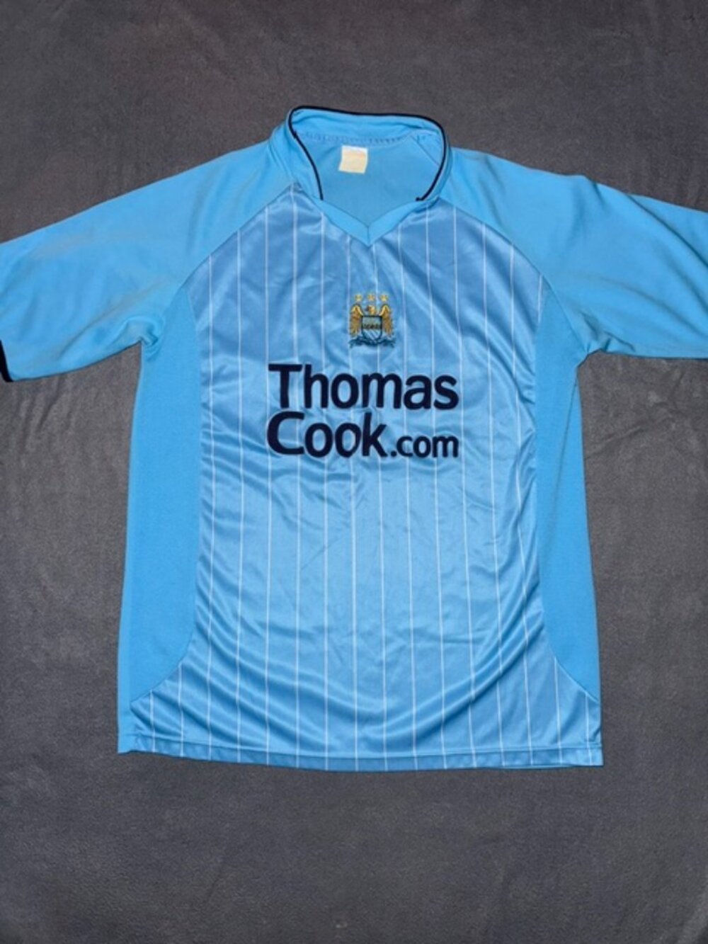 Le Coq Sportif Manchester City F.C. 2007/08 Home Football Soccer Jersey